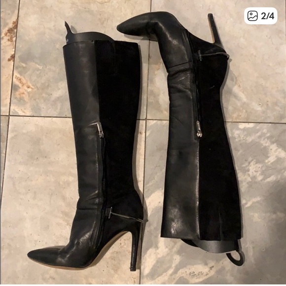Sam Edelman Maxie Knee High Heeled Boots - Picture 2 of 5